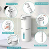 Automatic Soap Dispenser Touchless Foaming Soap Dispenser 380ml USB Rechargeable Electric 4 Level Adjustable Foam Soap Dispenser