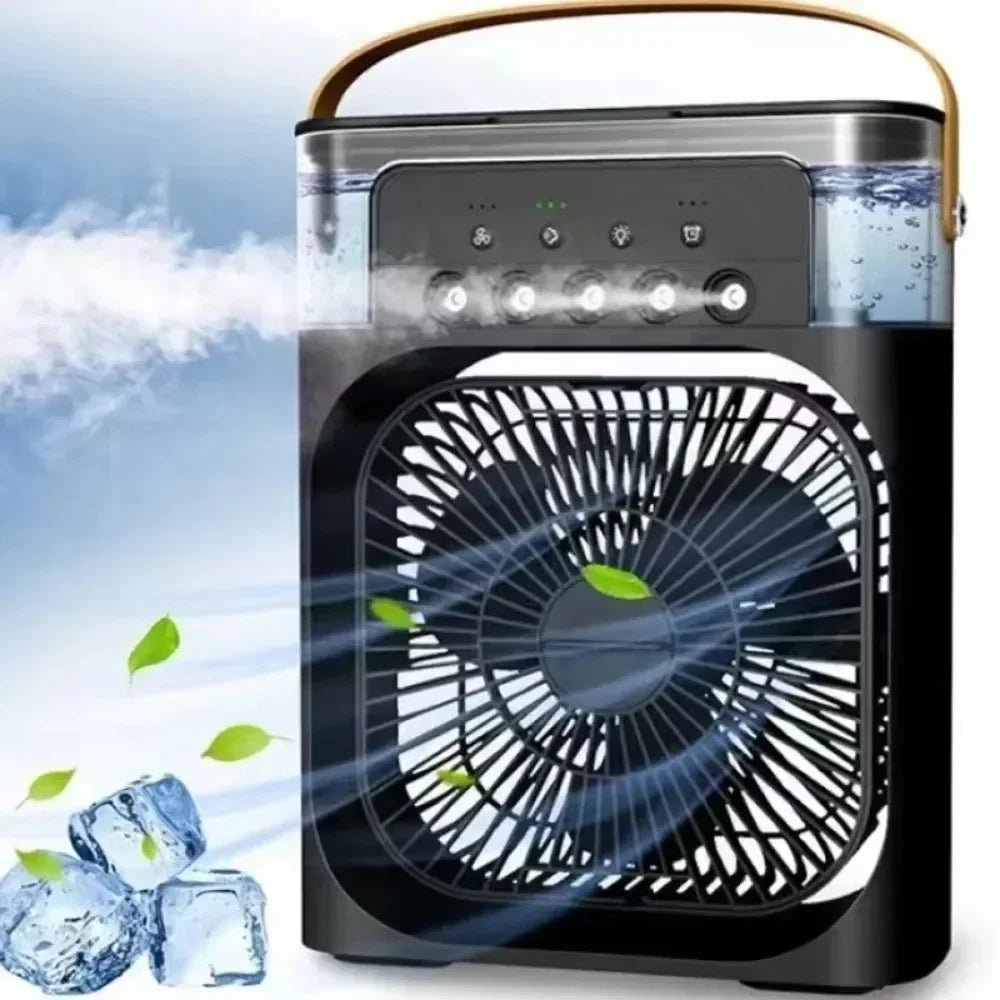 Summer Cooling Fan Desktop Humidifier New Five-hole Spray Fan USB Portable Practical Hydrocooling Indispensable Chiller Office