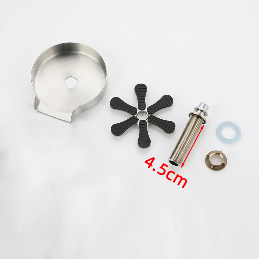 Kitchen Sink Glass Cup Wash Automatic Stainless Steel Pressure Spray  Washer Cup Tool Cleaning Faucet Bar Rinser Coffee Pitcher