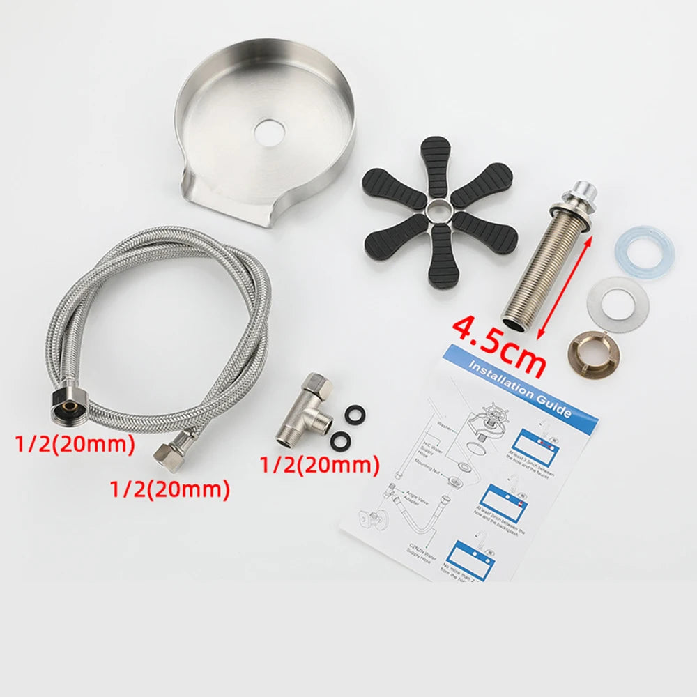Kitchen Sink Glass Cup Wash Automatic Stainless Steel Pressure Spray  Washer Cup Tool Cleaning Faucet Bar Rinser Coffee Pitcher